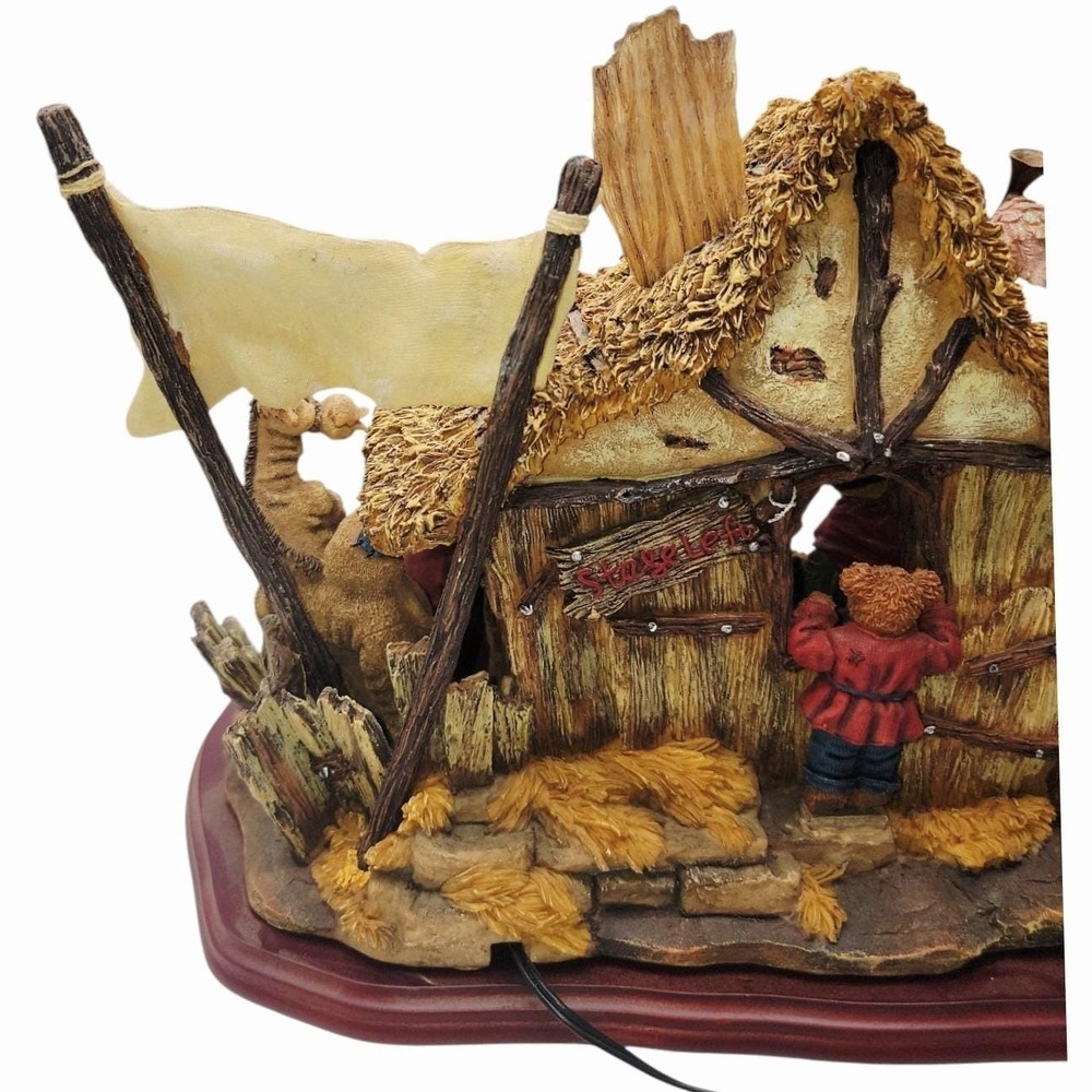 Boyds Bears Nativity Pageant Lighted Christmas Scene Resin Display Working - Picture 11 of 16